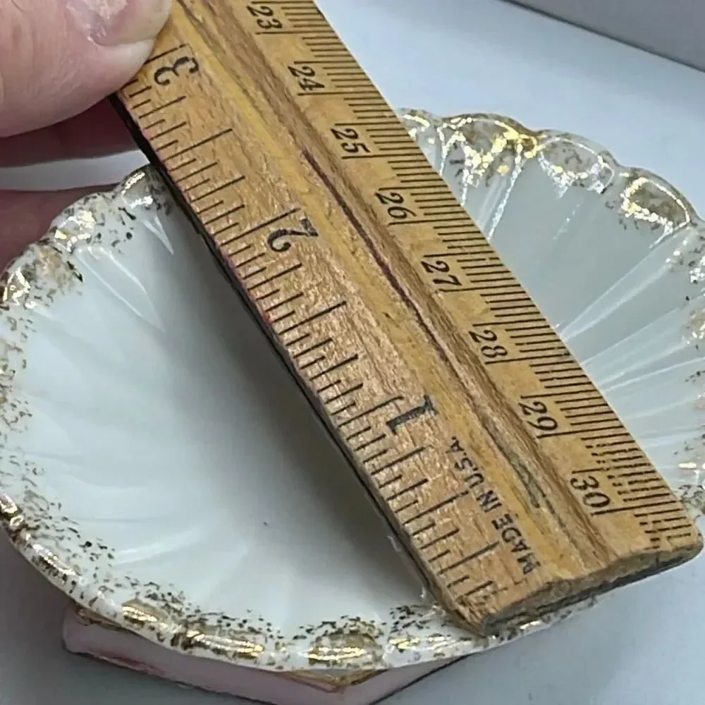 Antique Wallendorf German porcelain trinket dish-soap dish.